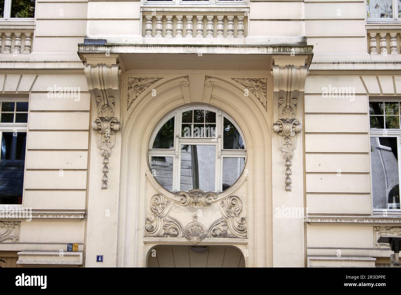 LÃ¼tzowstr. 4, Hausfassade, Neustadt-SÃ¼d, Köln, NRW, Rheinland Stockfoto