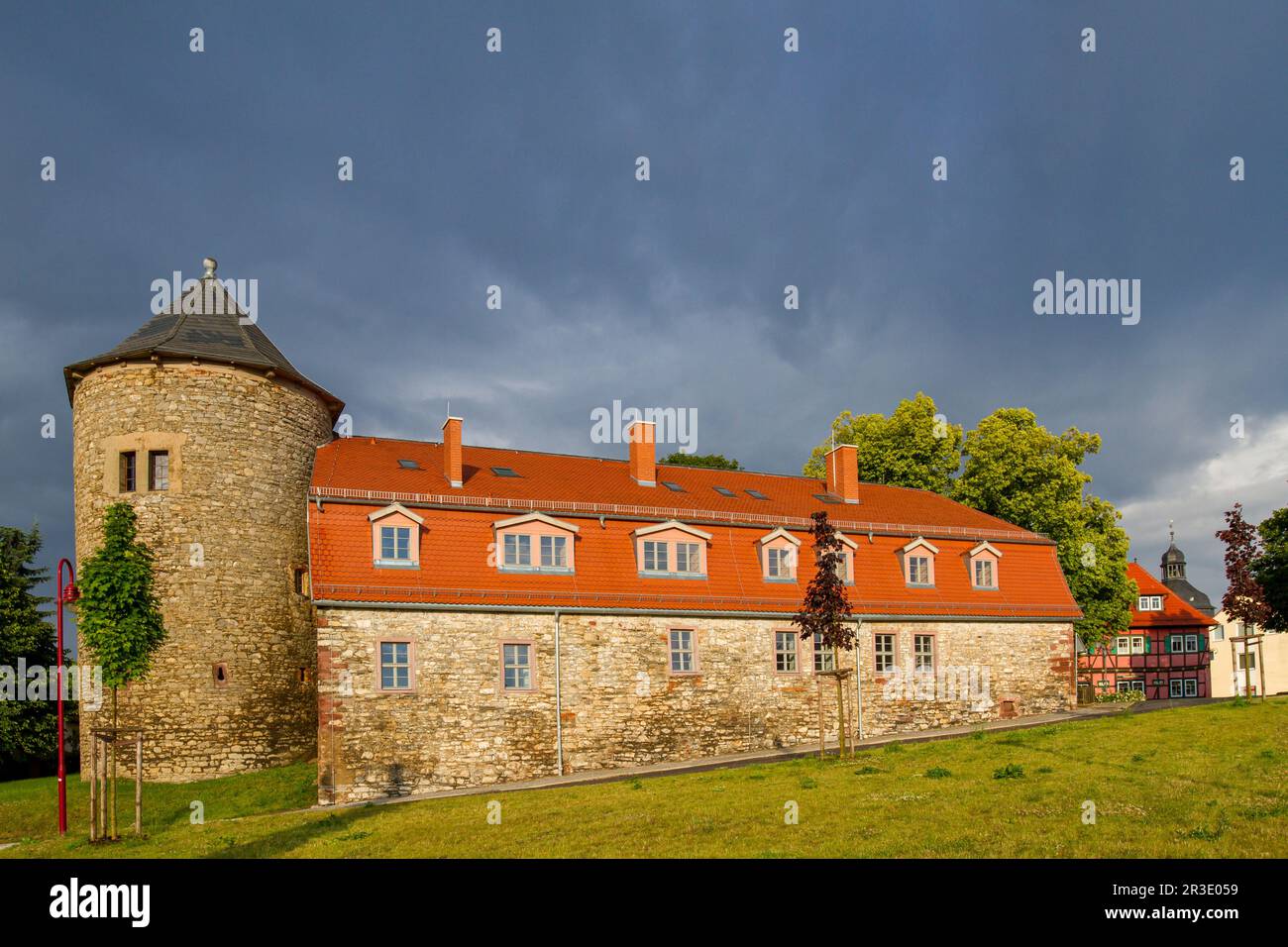 Harzgerode Schloss Harz Stockfoto