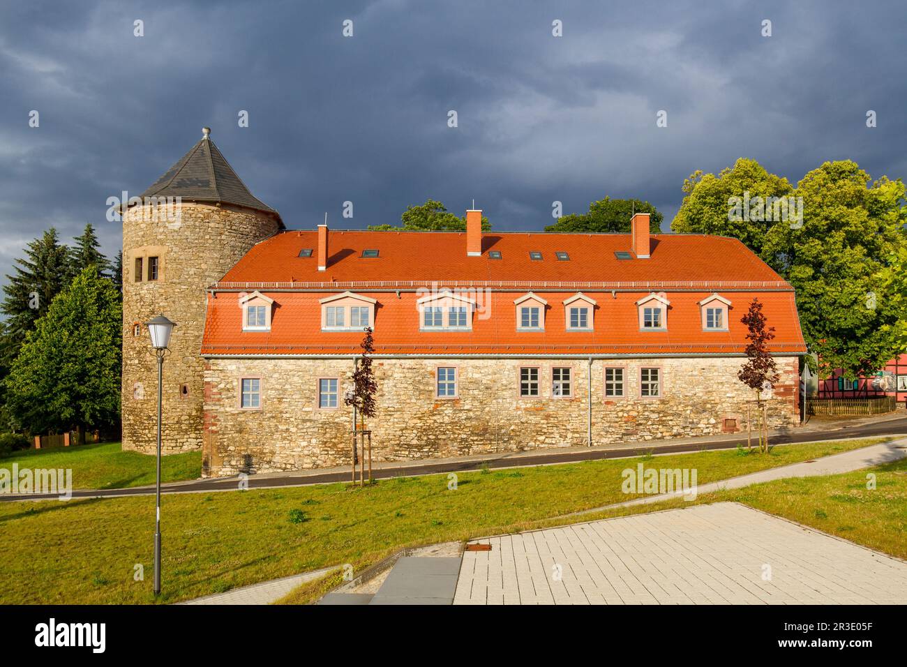 Harzgerode Schloss Harz Stockfoto