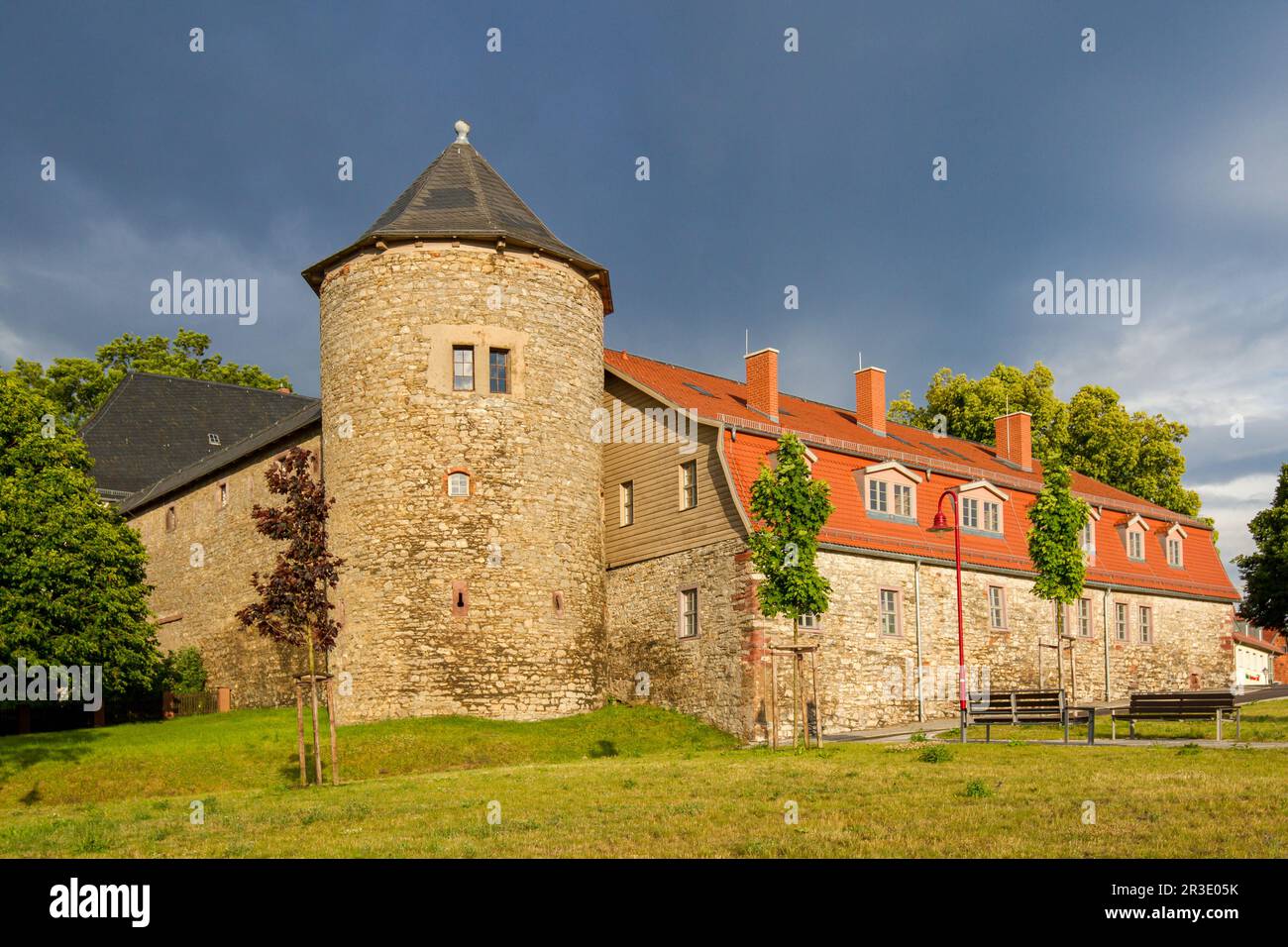 Harzgerode Schloss Harz Stockfoto