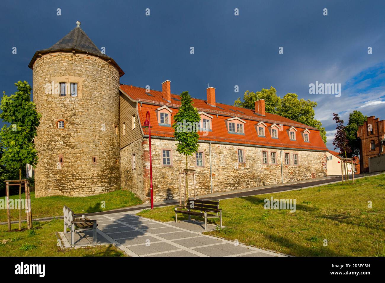 Harzgerode Schloss Harz Stockfoto