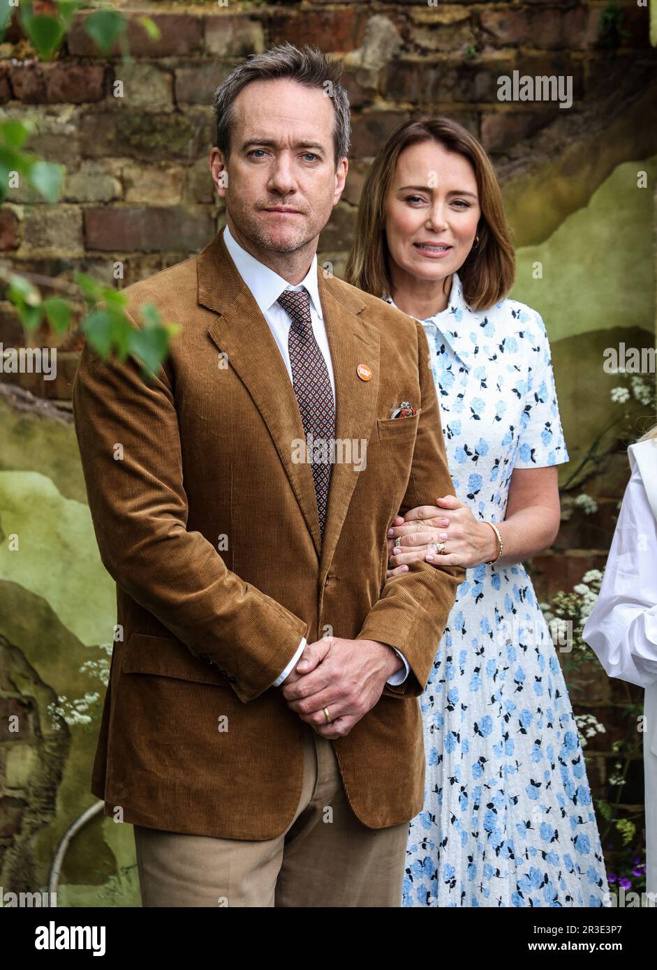 London, Großbritannien. 22. Mai 2023. Matthew Macfadyen und Keeley Hawes nehmen am Pressetag für die RHS Chelsea Flower Show 2023 in London Teil. (Foto: Brett Cove/SOPA Images/Sipa USA) Guthaben: SIPA USA/Alamy Live News Stockfoto