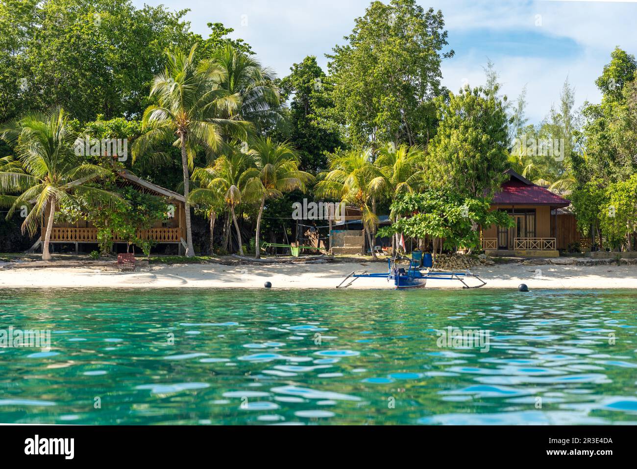 Die Togischen Inseln sind ein Paradies im Golf von Tomini auf Sulawesi Stockfoto