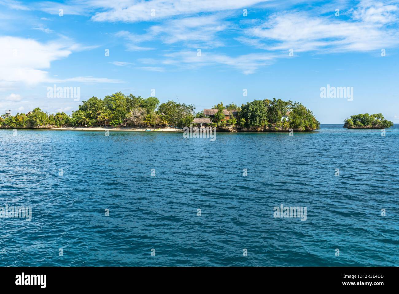 Die Togischen Inseln sind ein Paradies im Golf von Tomini auf Sulawesi Stockfoto