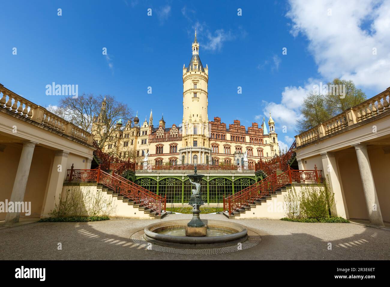 Schweriner Palast Orangerie Landesparlament Landesparlament Mecklenburg-Vorpommern in Deutschland Stockfoto