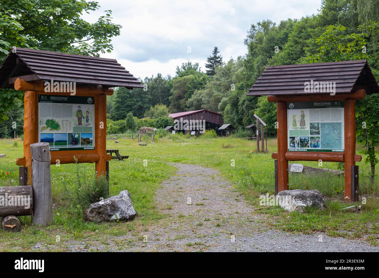Forest Experience Farm SilberhÃ¼tte Selketal Harz Stockfoto