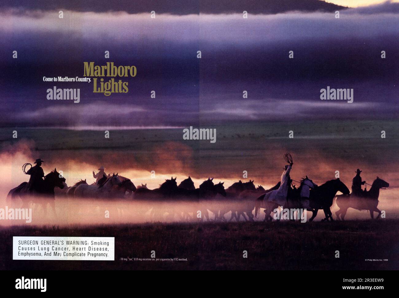 Vintage „Playboy“ Magazin März 1998 Ausgabe Werbung, USA Stockfoto