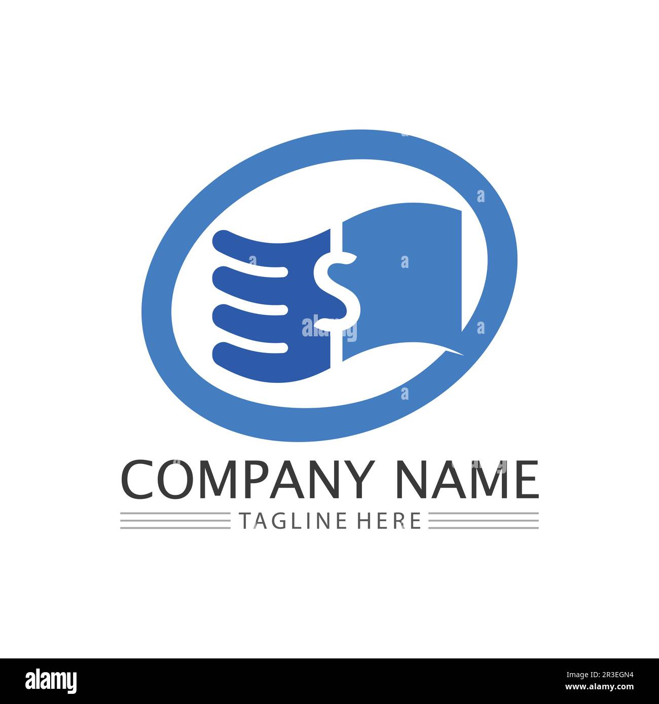 Darstellung des Geldsymbols und des Logos Stock Vektor