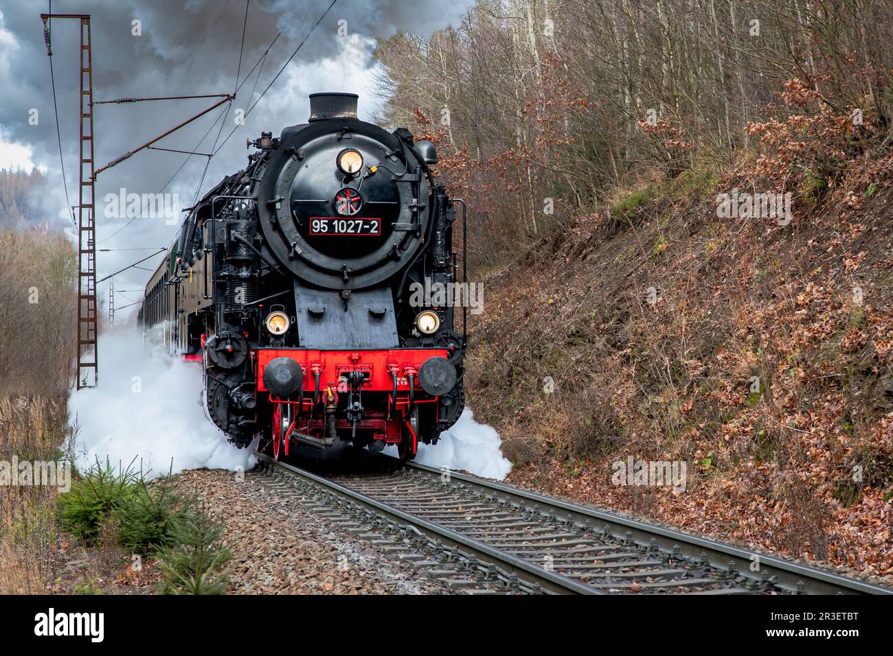 Mountain Queen Harz Railway Tradition RÃ¼belandbahn Harz Dampflokomotive Stockfoto