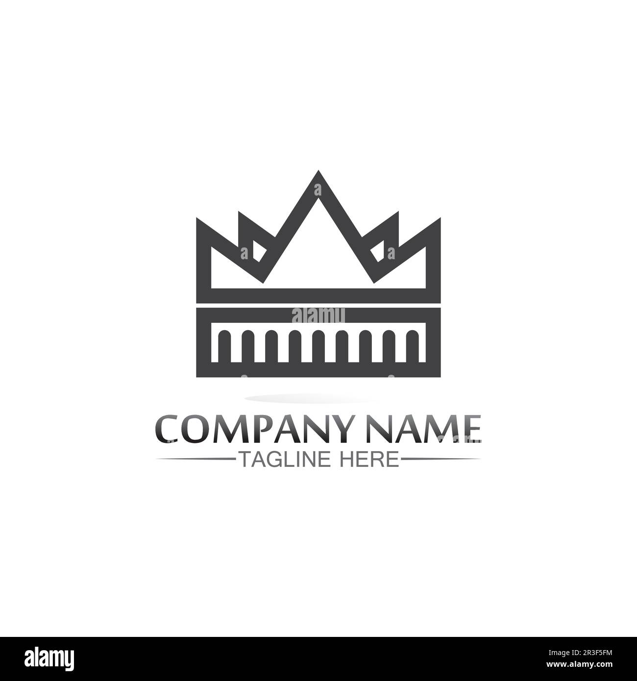 Crown Logo King Logo Queen Logo, Prinzessin, Vorlage Vektorsymbol Illustration Design Imperial, Royal und Succes Logo Business Stock Vektor