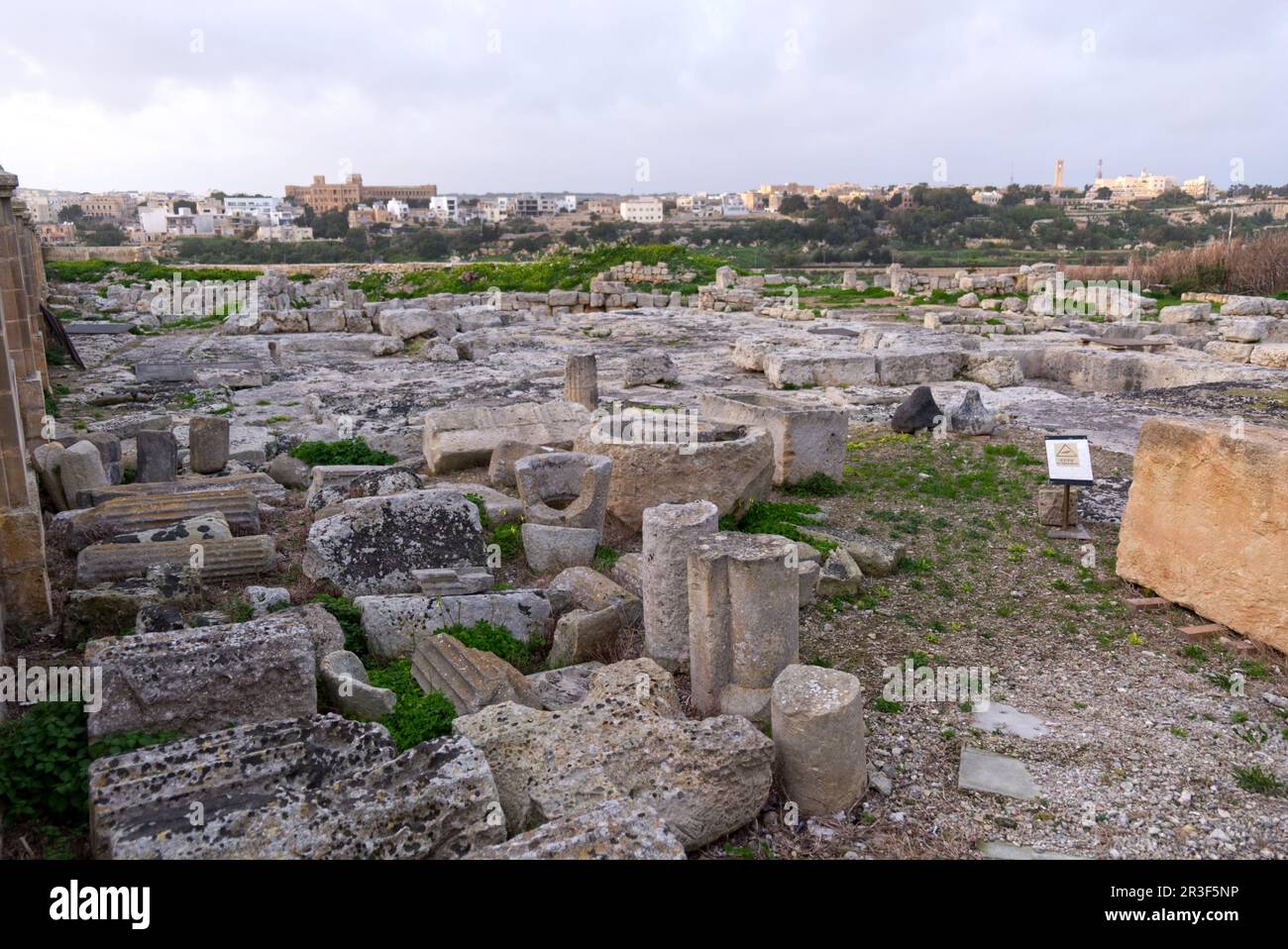 Römische Ausgrabungen, Rabat, Mittelmeer, Inselland, Malta Stockfoto