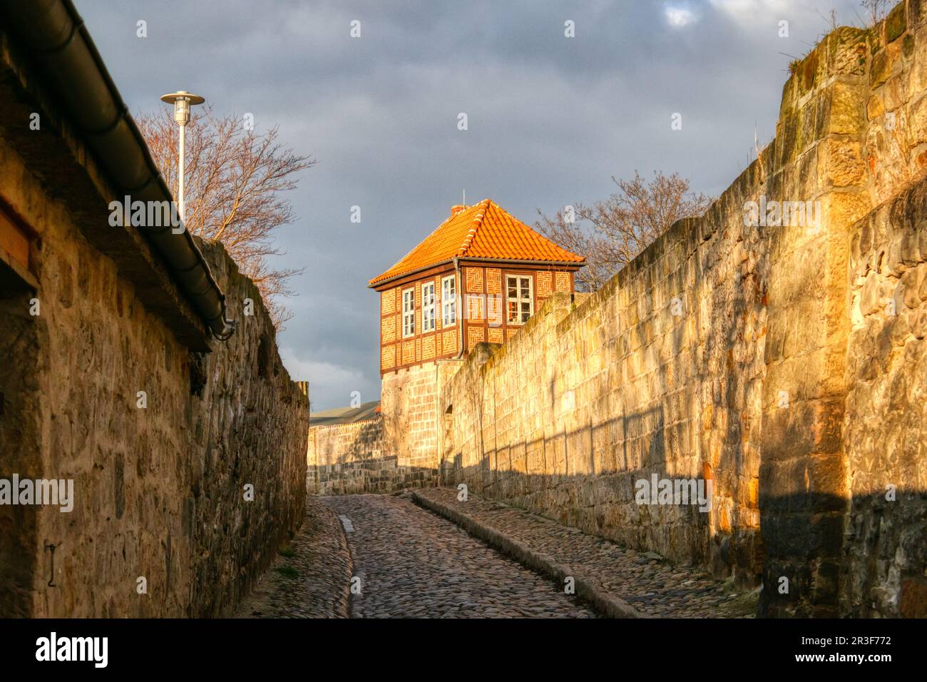 Bilder Eindrücke aus der Weltkulturerbestadt Quedlinburg im Harz-Gebirge Stockfoto