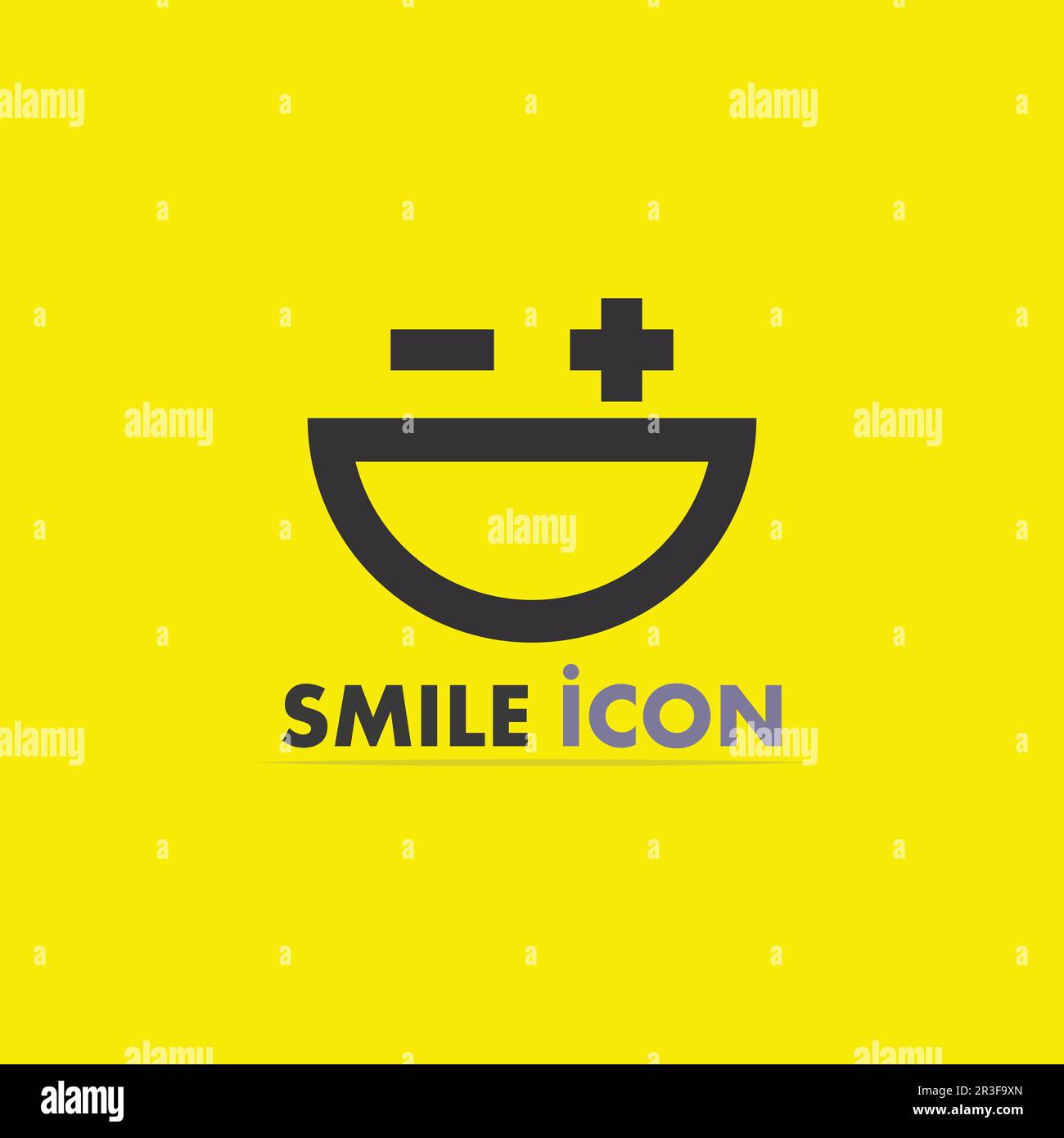 Smile Icon, Smile, Logo Vector Design Happy Emoticon Business, lustiges Design und Vector Emoji Happy Stock Vektor