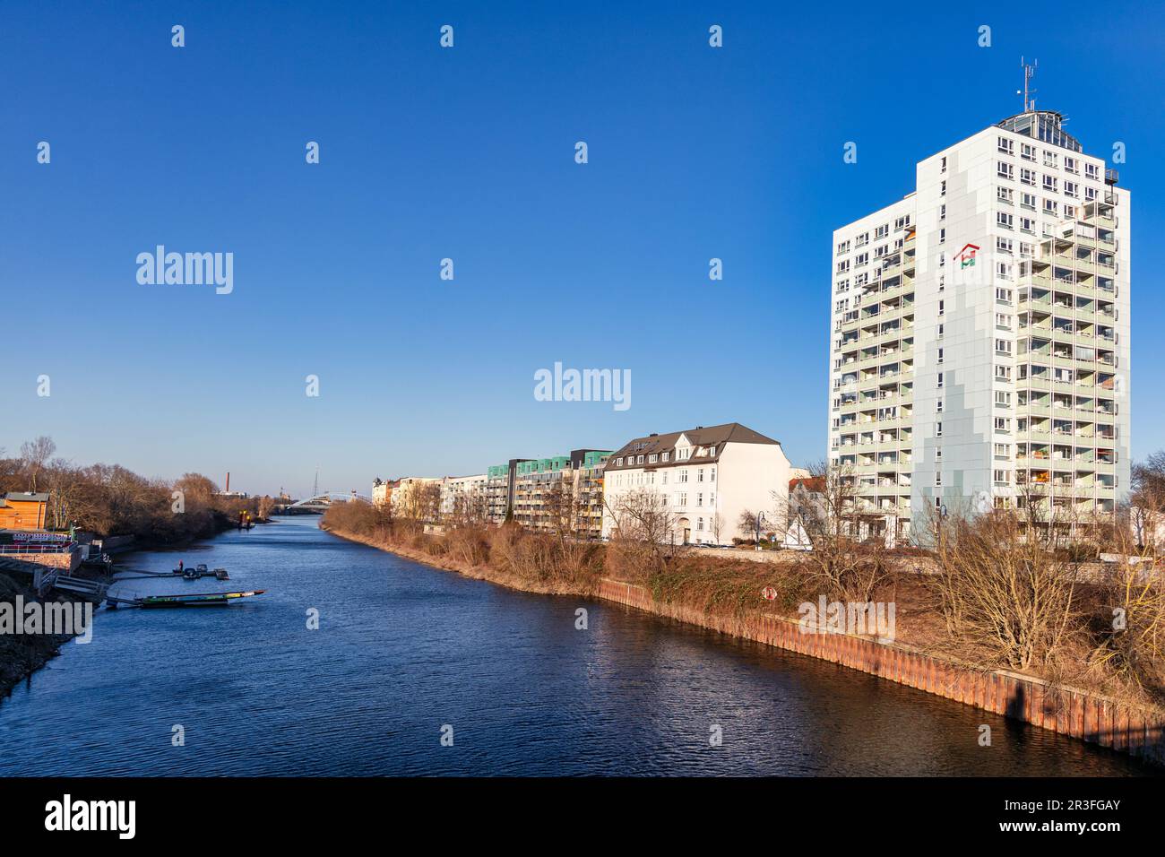 Bilder aus Magdeburg an der Elbe Stockfoto