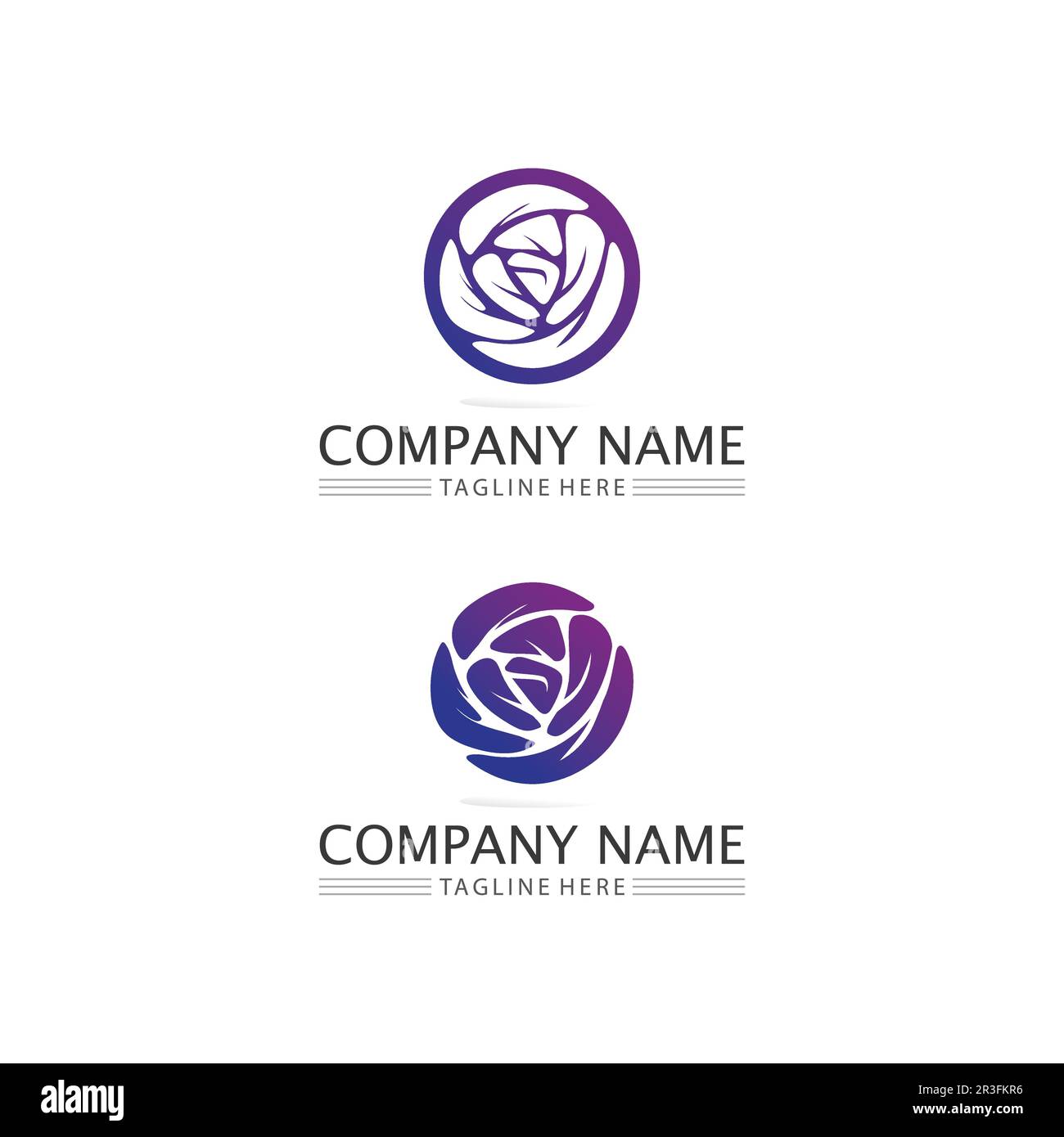 Blume vektor Icon Design vorlage Abbildung Stock Vektor