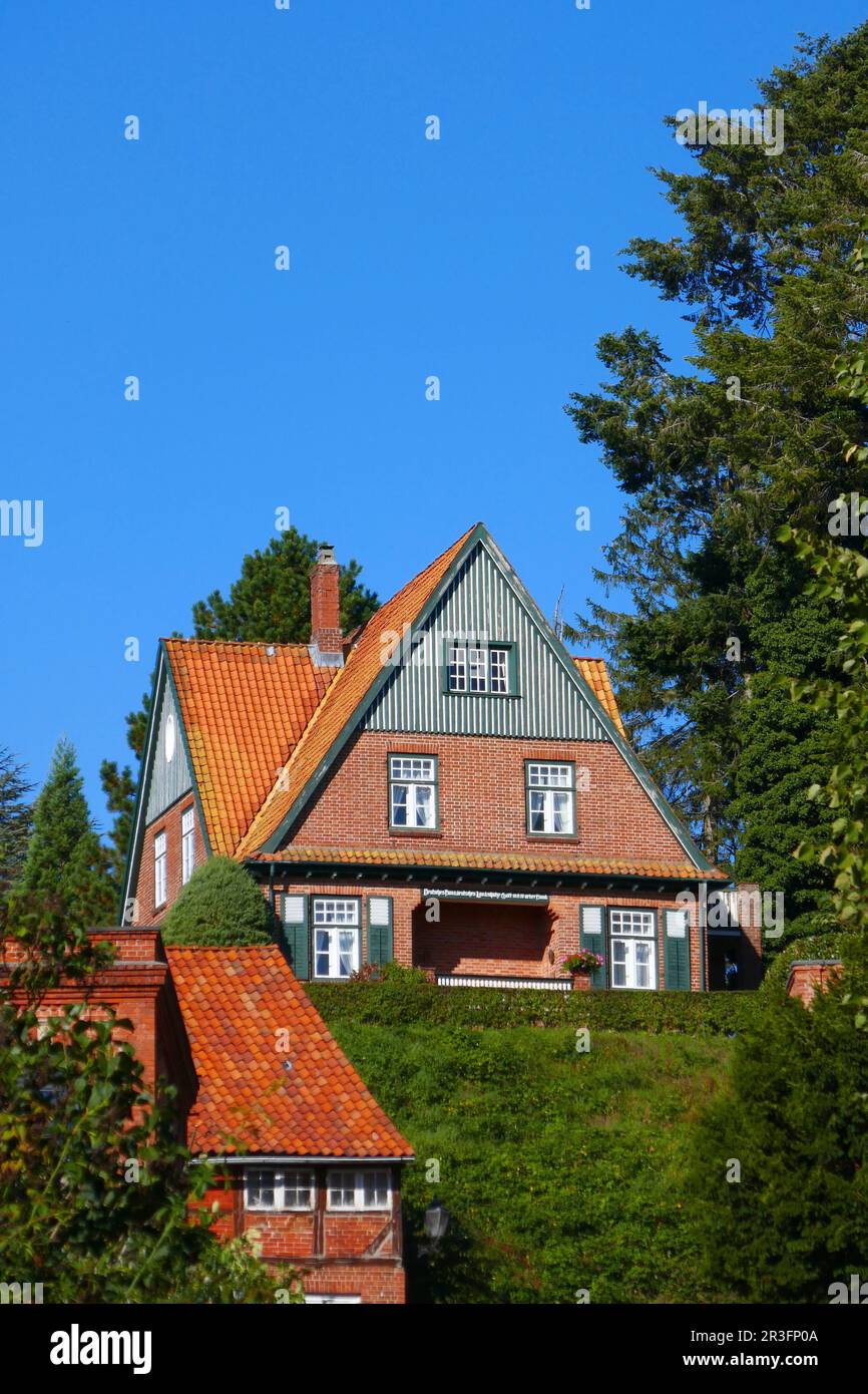 Villa in Lauenburg Stockfoto