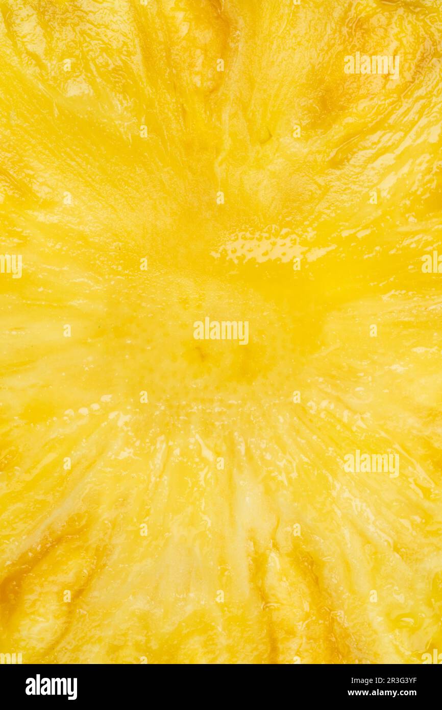 Ananasfrüchte im Hintergrund vom oberen Porträt Stockfoto