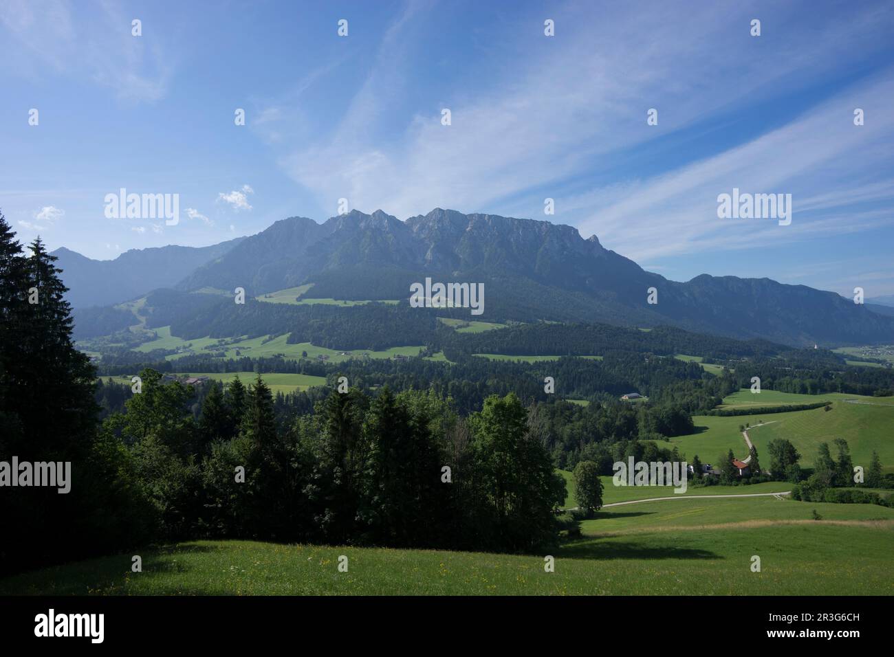 Kaisergebirge - Gebirgskette in osterreich Stockfoto