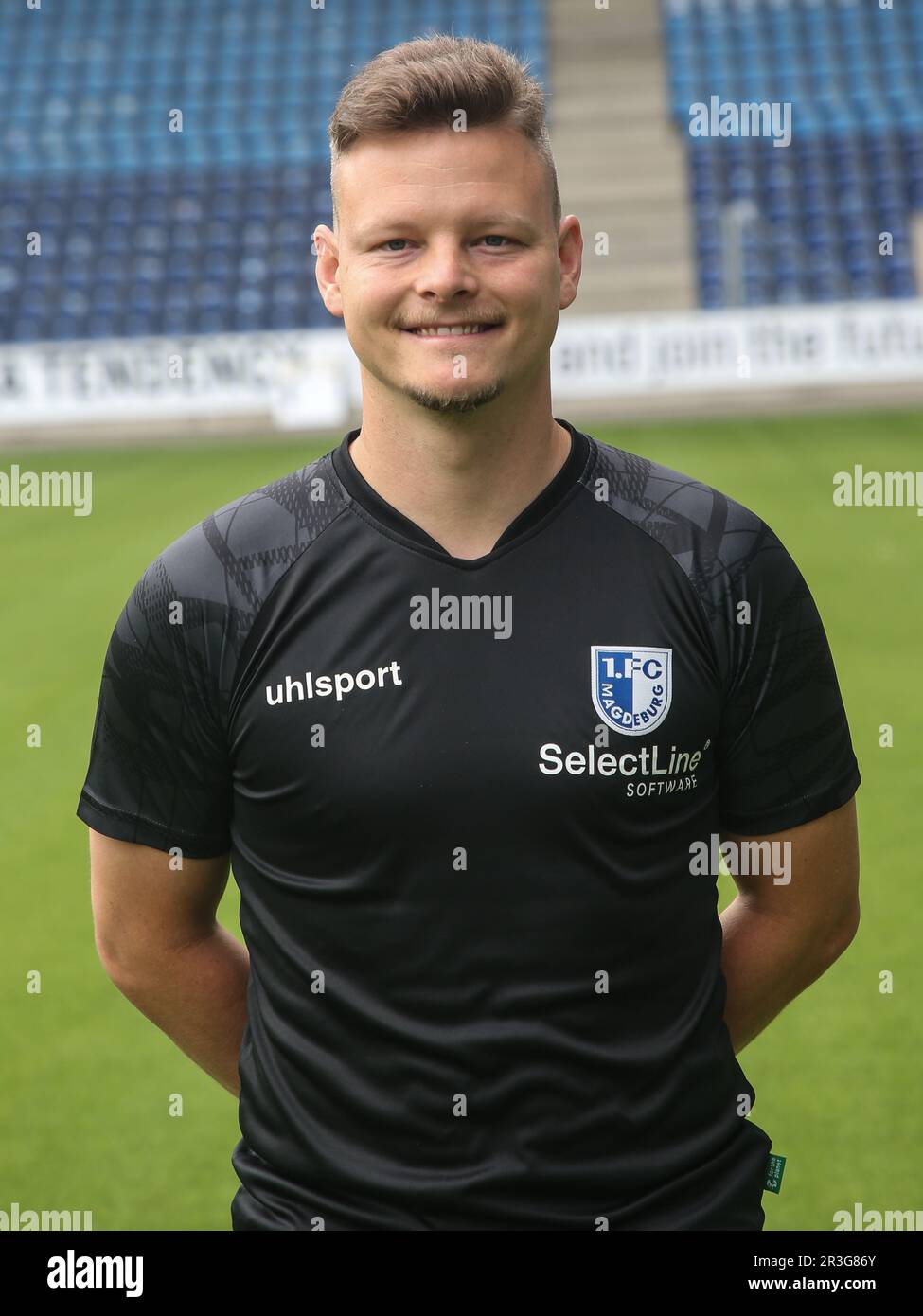 Neuer Co-Trainer Daniel Widmer zu Beginn der Schulung 1. FC Magdeburg DFB DFL 2. Liga Saison 2022-23 Stockfoto