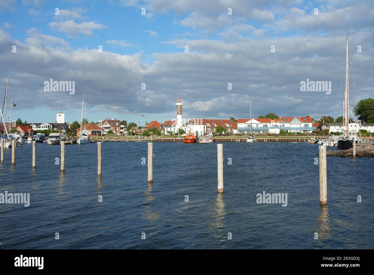 Hafen in Timmendorf, Poelinsel Stockfoto