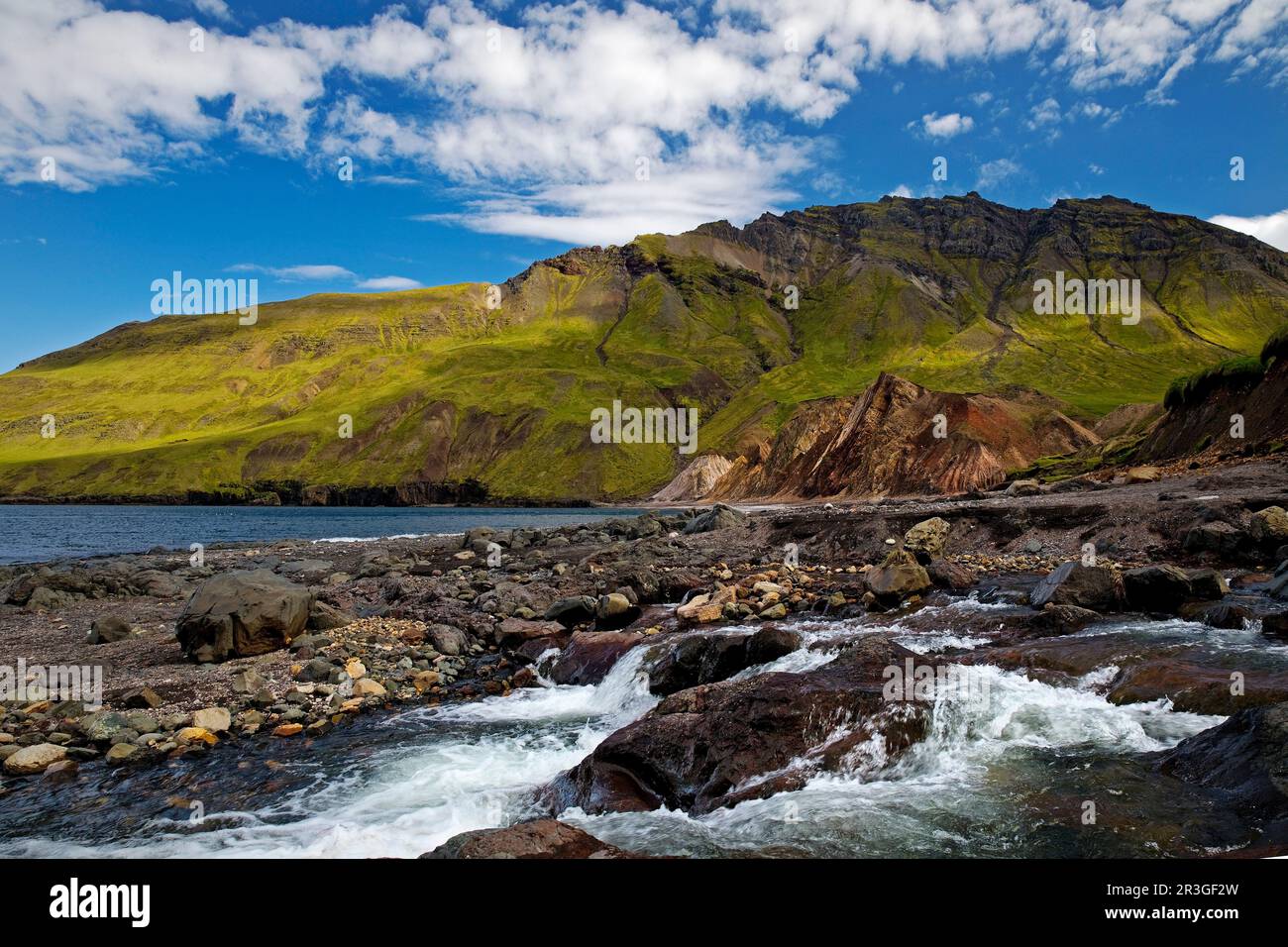 Brunavik Bay, Ost-Island, Island, Europa Stockfoto