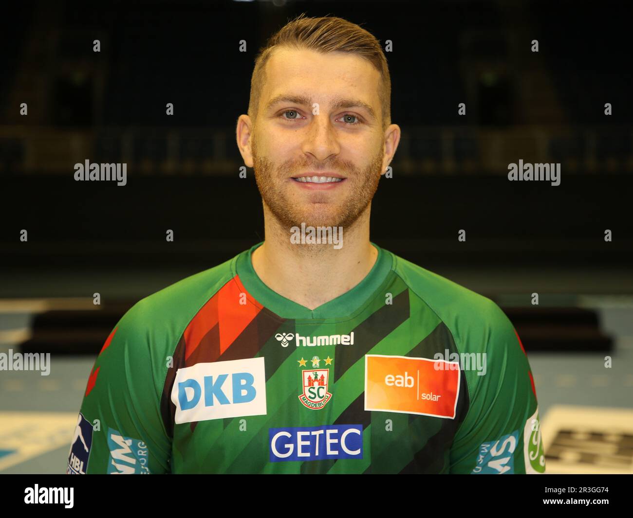 Handballer Lukas Mertens SC Magdeburg 22 LIQUI MOLY HBL Handball-Bundesliga Staffel 2022-23 Stockfoto