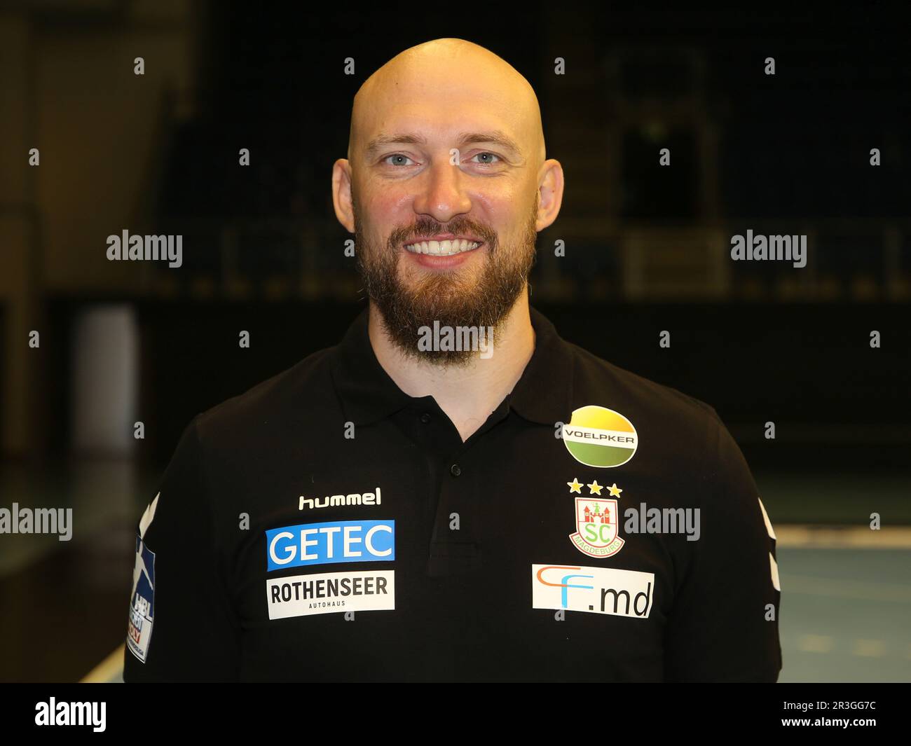 Co-Coach Yves Grafenhorst SC Magdeburg LIQUI MOLY HBL Handball Bundesliga Staffel 2022-23 Stockfoto