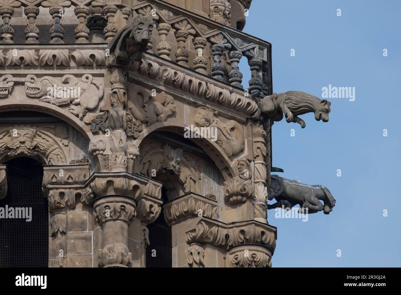 Alte Kirche in heilbronn Stockfoto