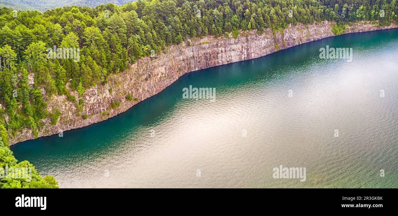 Malerische Ausblicke am Lake jocassee South carolina Stockfoto