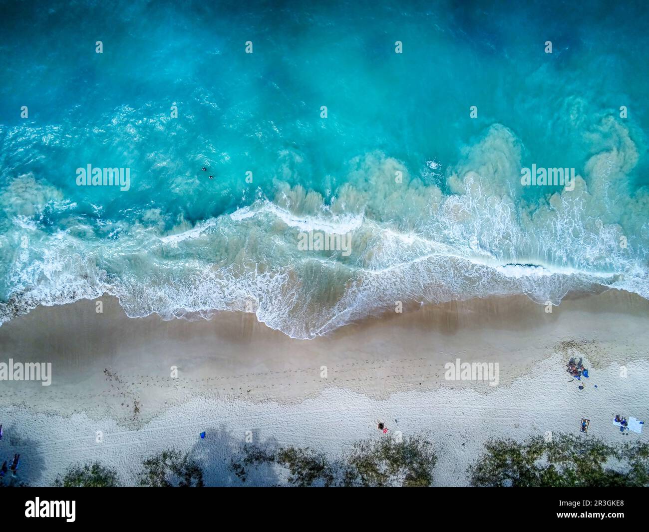 Waimanalo Beach oahu hawaii Urlaubsort Stockfoto