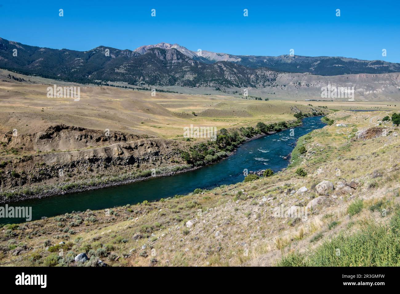 Yellowstone-Nationalpark wyoming Landschaften Stockfoto