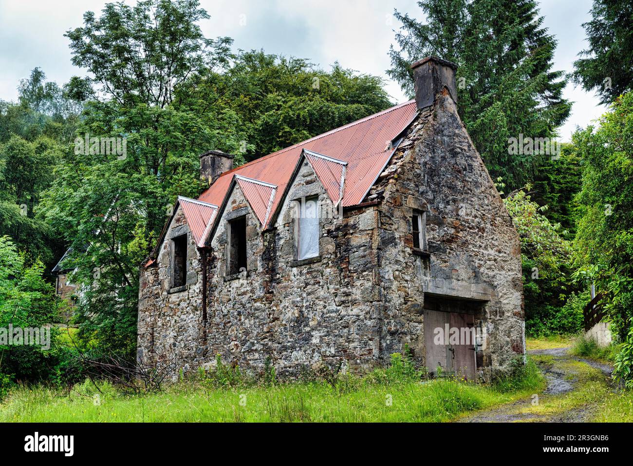 Rectory, Mary & Saint Finnan, Glenfinnan, Loch Shiel, Highland, Schottland, Vereinigtes Königreich Stockfoto