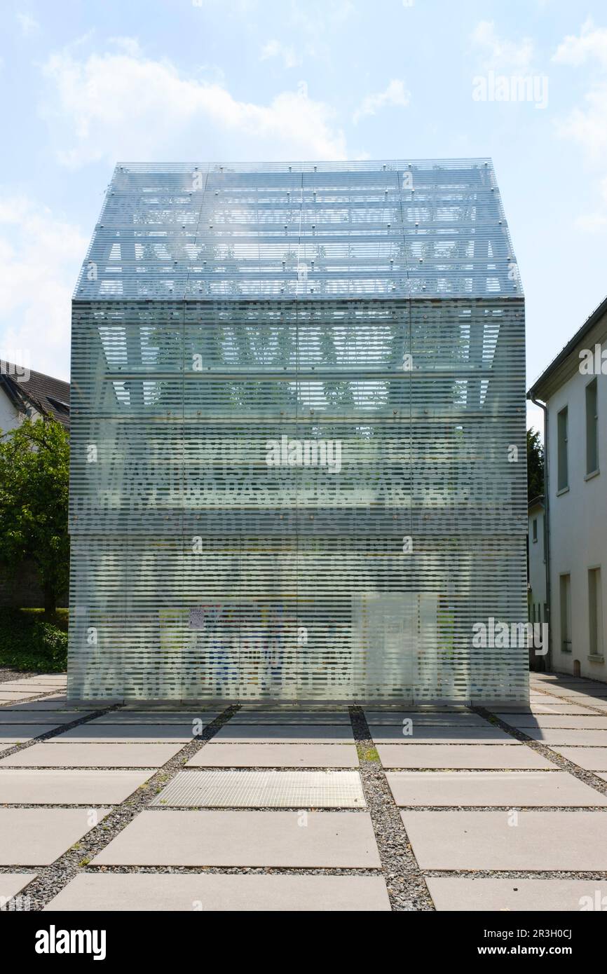 Glasgebäude, Museum und Veranstaltungszentrum Stockfoto