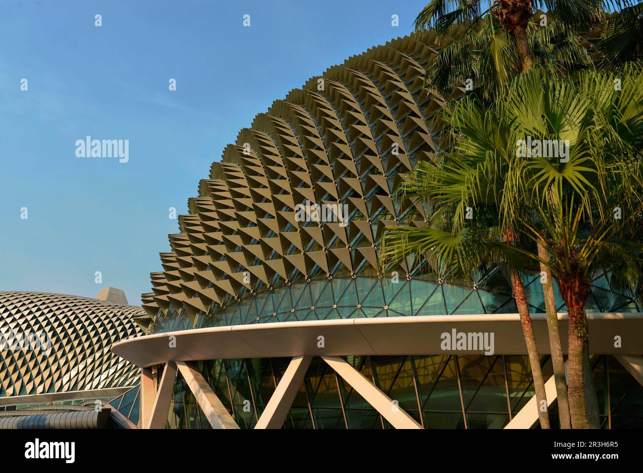 Esplanade Theatres on the Bay, Singapur Stockfoto
