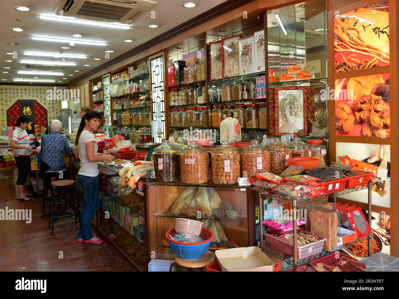 Dry Goods, Shop, Chinatown, Singapur Stockfoto