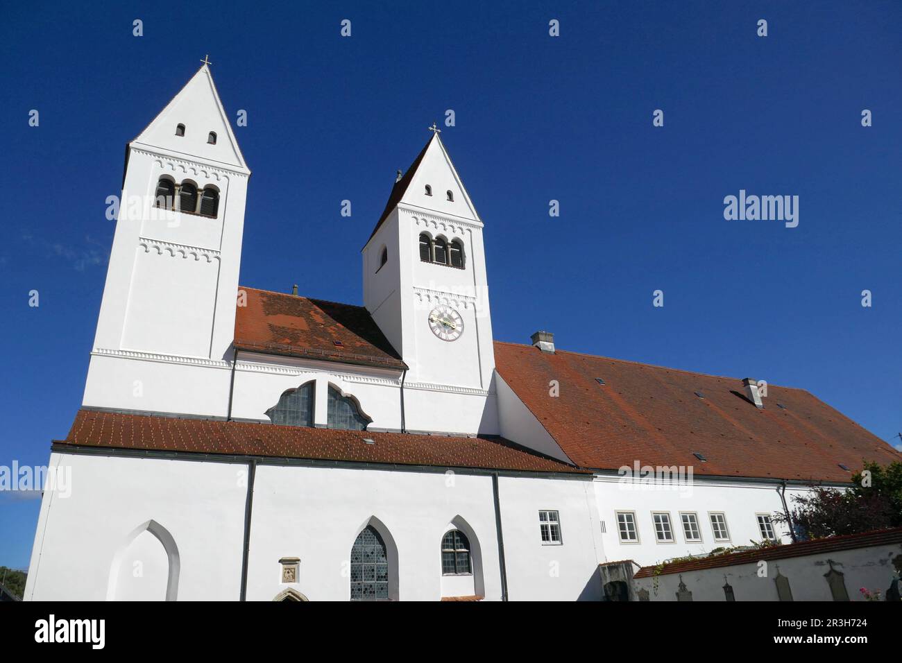 Steingaden-Kloster in Oberbayern Stockfoto