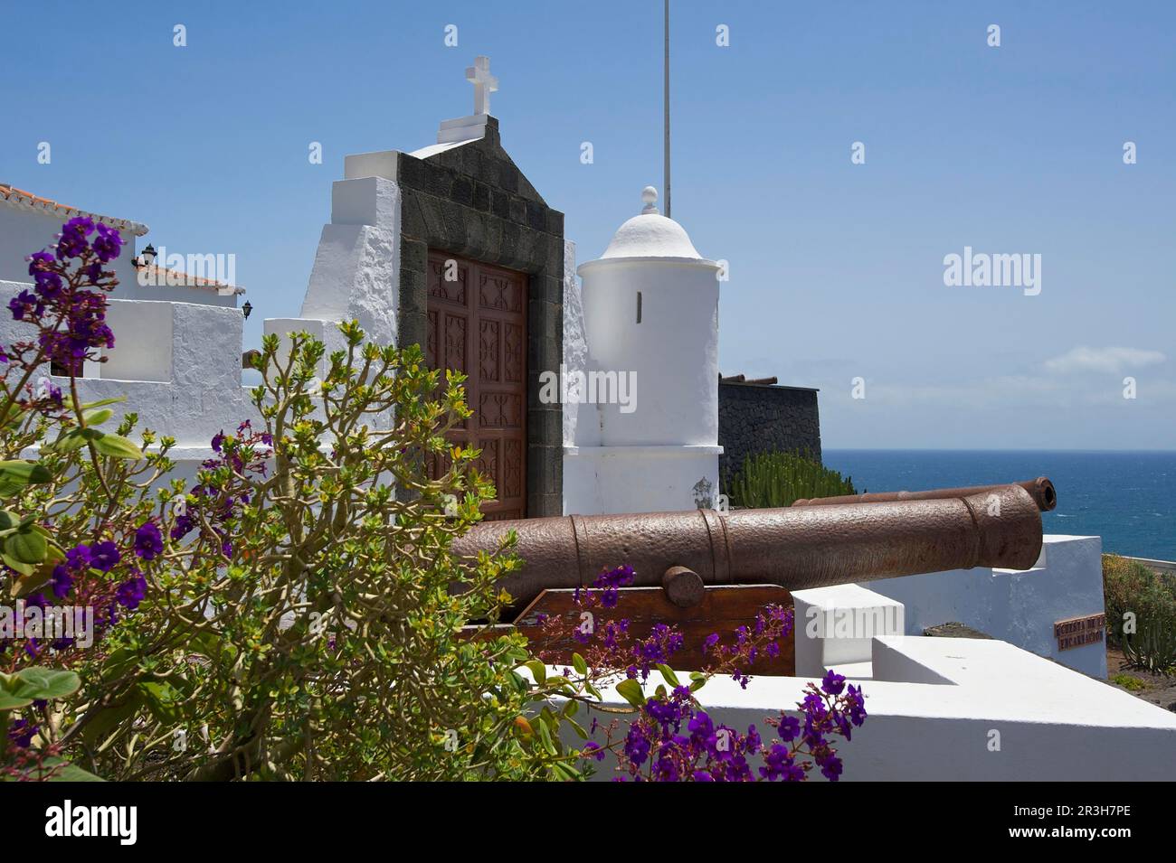 Castillo de la Virgen in Santa Cruz de La Palma, La Palma, Kanarische Inseln, Spanien Stockfoto