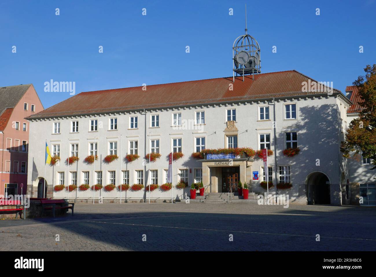 Rathaus Anklam Stockfoto