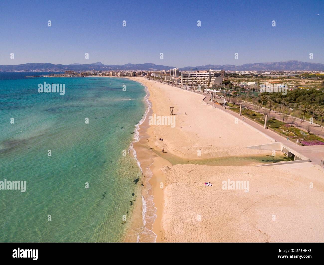 El Arenal-Playa de Palma, Llucmajor, Mallorca, Balearen, Spanien, Europa. Stockfoto