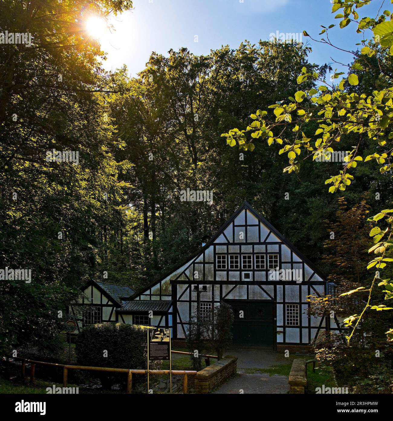 Halbachhammer, Teil der Route of Industrial Heritage, Essen, Ruhrgebiet, Deutschland, Europa Stockfoto