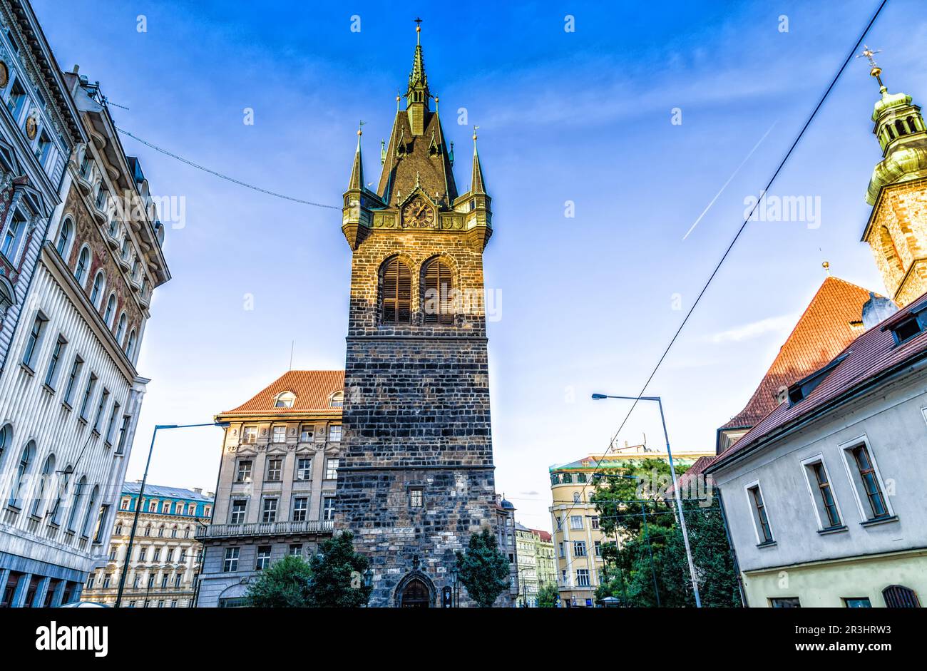 Prag: Gebäude und Architektur-details Stockfoto