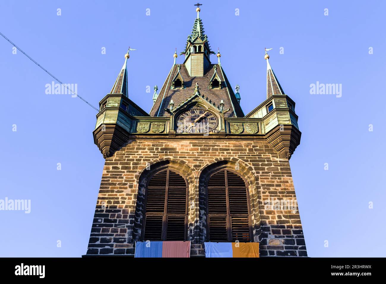 Prag: Gebäude und Architektur-details Stockfoto