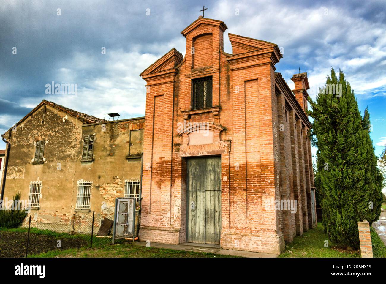 Oratoriumskirche aus dem 18. Jahrhundert in Italien Stockfoto