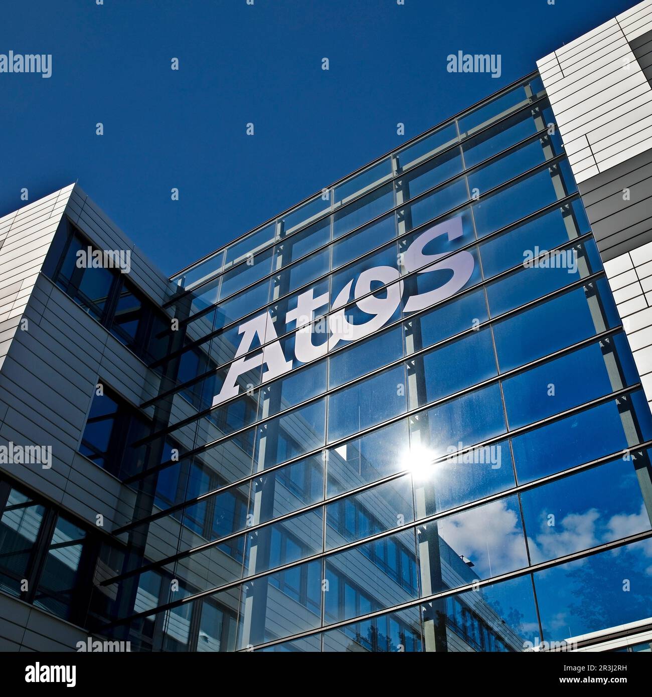 Atos Information Technology GmbH, Softwareentwickler und Softwarehersteller, Essen, Deutschland Stockfoto