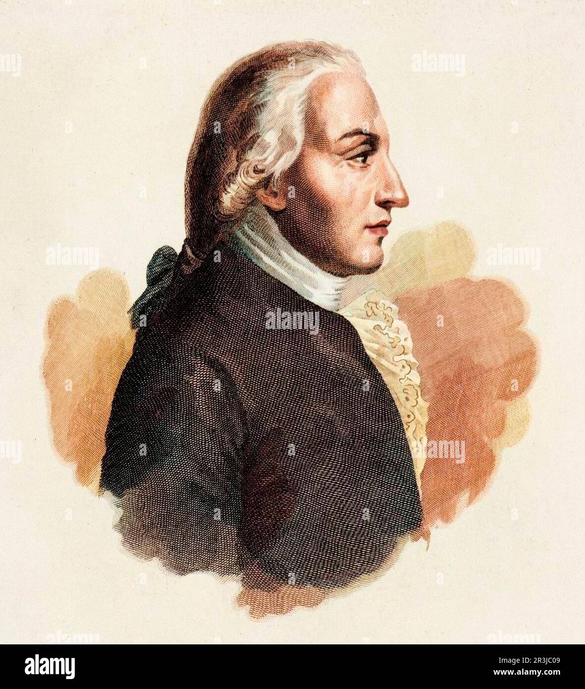 Porträt von Francesco Durante (1684-1755) italienischer Komponist“ Stockfoto