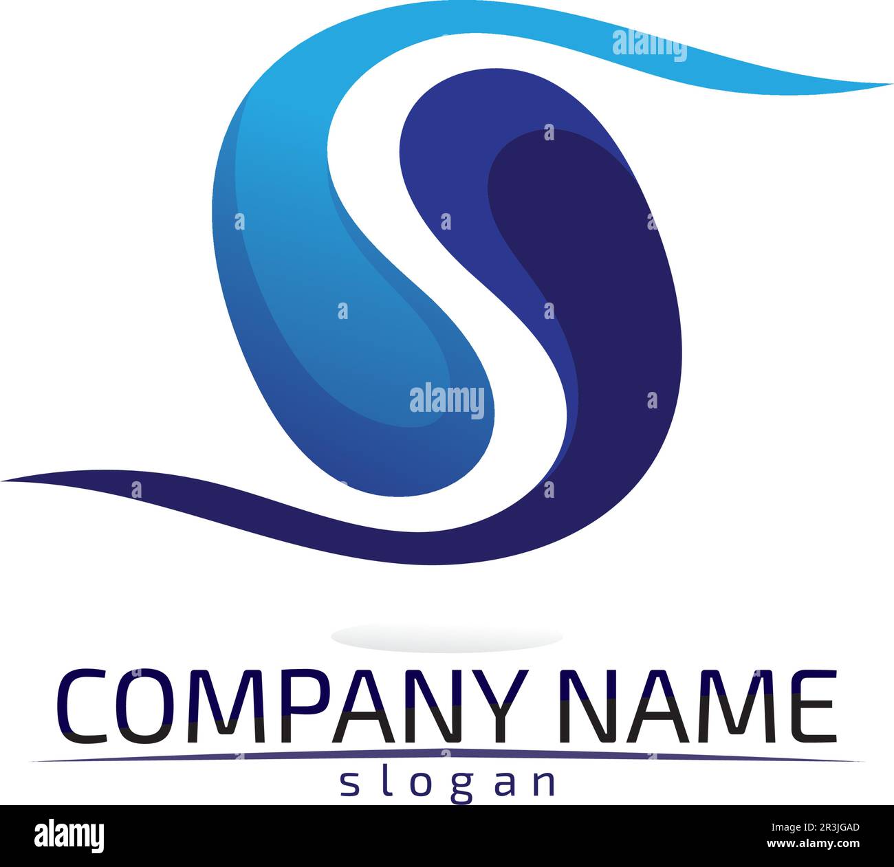 Schallwellen Vector Illustration Design Template Stock Vektor