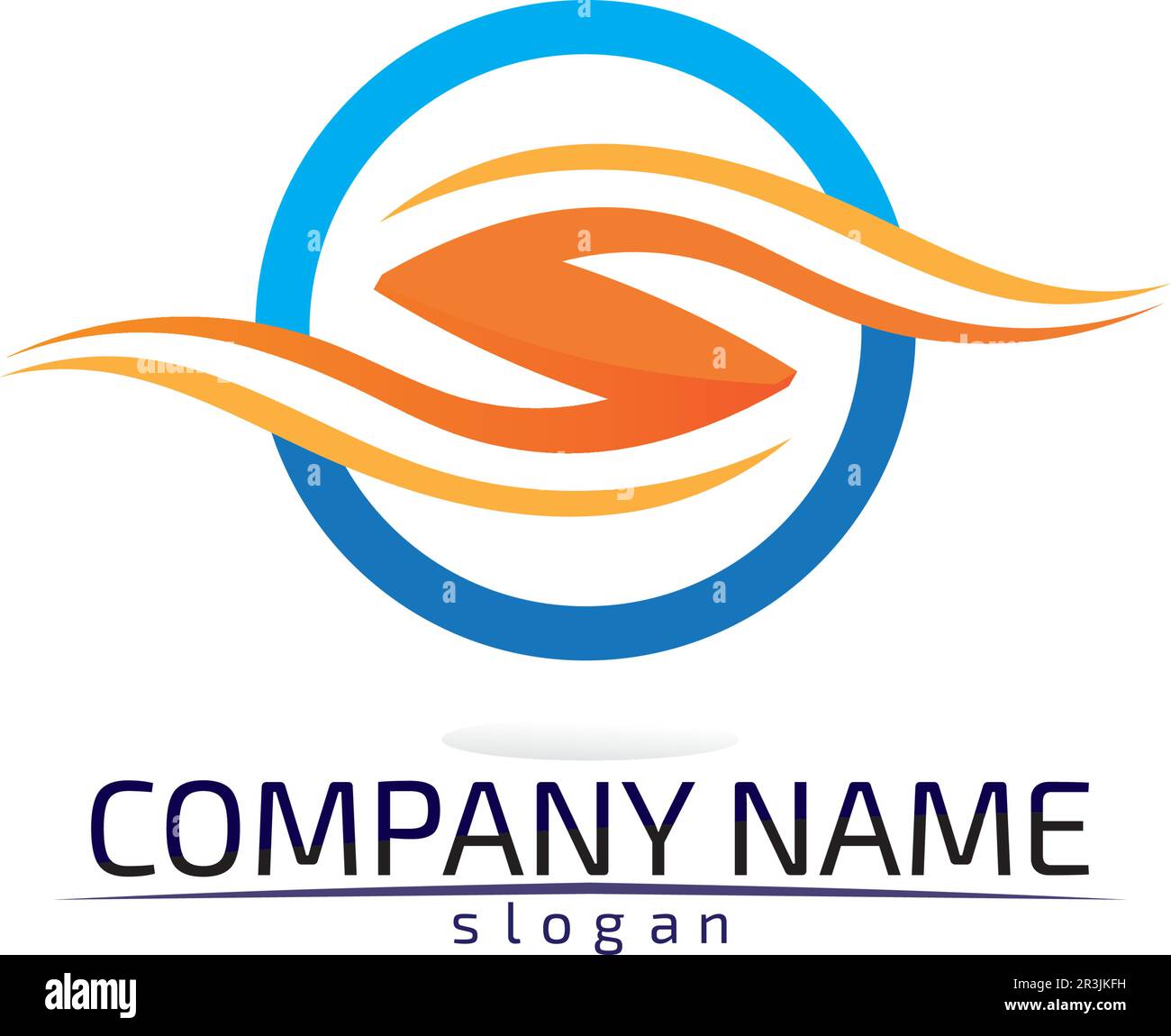 Schallwellen Vector Illustration Design Template Stock Vektor