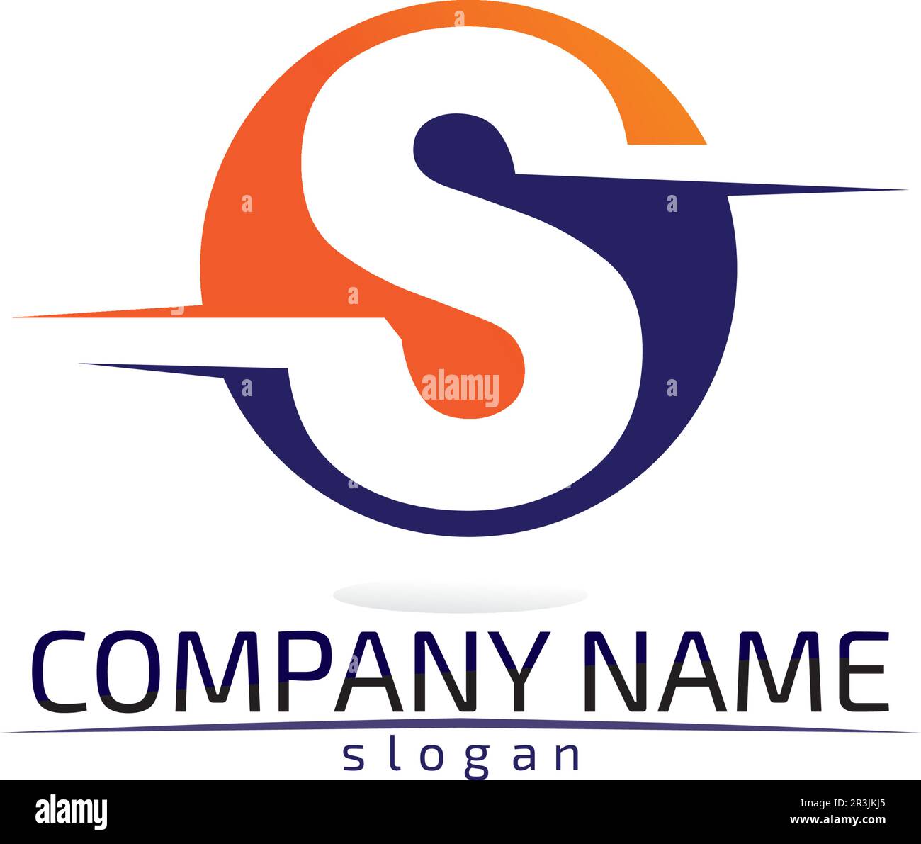 Business corporate Buchstabe S Logo Design Vector Stock Vektor