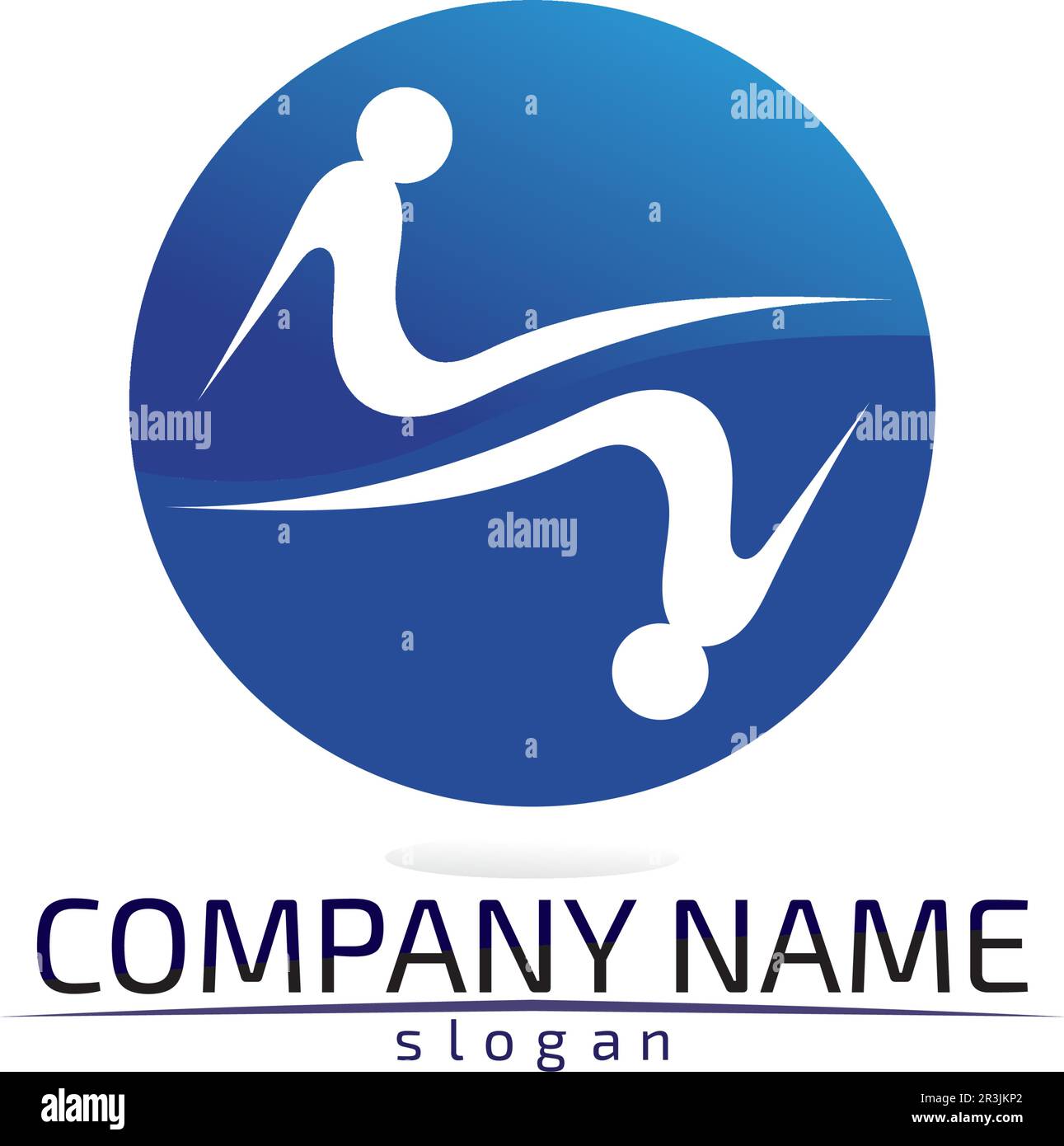 Schallwellen Vector Illustration Design Template Stock Vektor