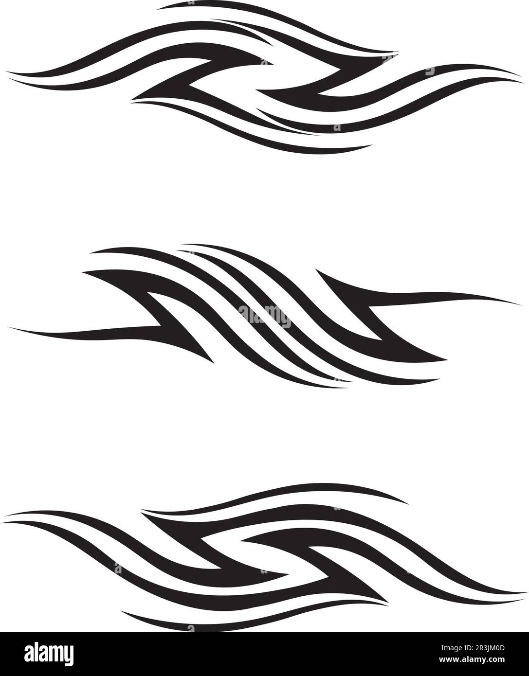 Schallwellen Vector Illustration Design Template Stock Vektor